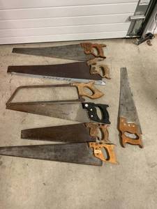 lot 80 image: Lot of 7 Hand Saws