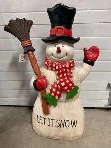 lot 84 image: Brand New 28 Tall Snowman 15 Lbs
