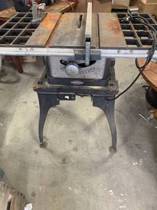 lot 92 image: Craftsman Table Saw plus Addition Motor