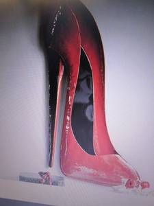 Red Stiletto Wall Art open box Reta...