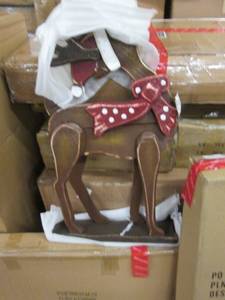 Chunky Wood Cutouts Reindeer open b...