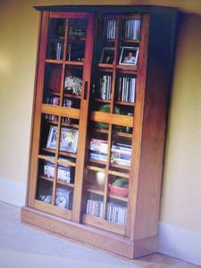 Merrick Sliding Door Media Cabinet ...