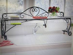 Heart and Scroll Over-The-Sink Shel...