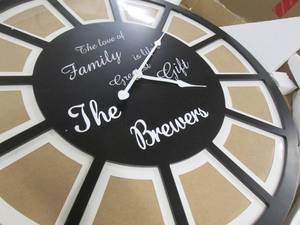Personalized Photo Frame Clock pre-...