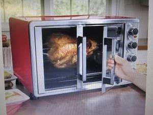 Double-Door Toaster Oven with Conve...