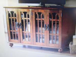 Arched-Door Mission Style 4-Door TV...