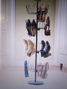 4-Tier Swivel Shoe Rack open box Re...