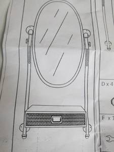 Wall Mounted Mirror open box, Assem...