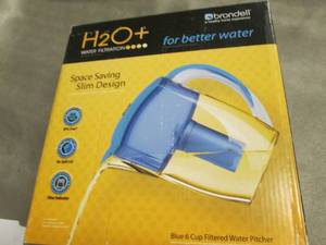 NIB Brondell H2O 6-Cup Water Filtr...