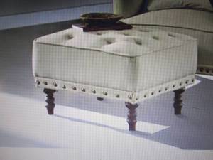 Nailhead Ottoman open box Retail $1...