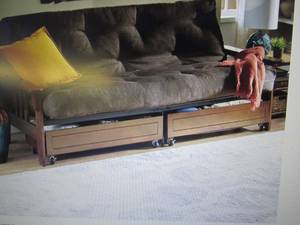 Mission Storage Futon Frame open bo...