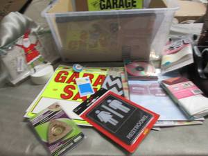 Tote of Assorted Items including Ga...