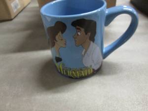 4 Disney Little Mermaid Mugs Retail...