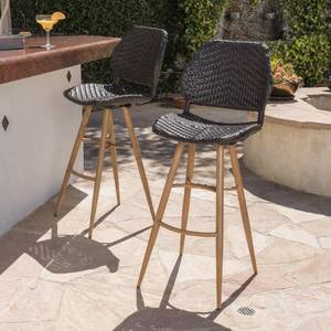 Noble House Bianca Wicker Outdoor B...