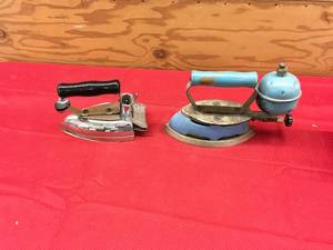 lot 141 image: Two Vintage Irons