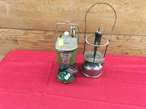 lot 159 image: Two Propane Lanterns