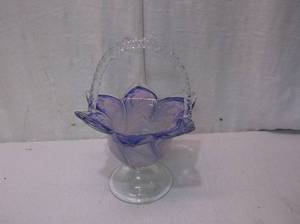 lot 136 image: Glass Basket