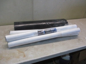 4 Rolls of Sediment shield-plastic