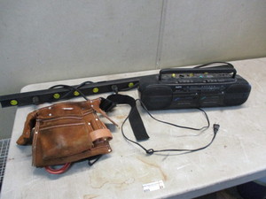 Outlet Strip Tool Belt Boombox