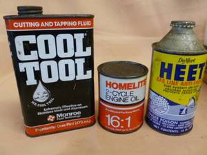 lot 138 image: Vintage Metal Containers