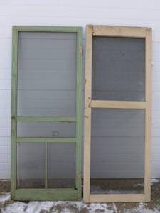 lot 177 image: Vintage Screen Doors