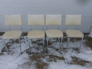 lot 181 image: Vintage Kitchen Chairs