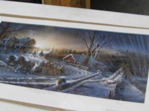 lot 21 image: Terry Redlin Print