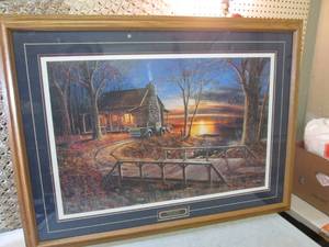 lot 17 image: Framed Jim Hansel Signed and Number...