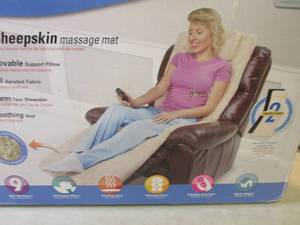 lot 55 image: Spa Massage Faux Sheep Skin Massage...
