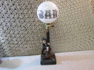 lot 95 image: Vintage BAR Lamp  20 Tall Works  R...