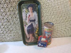 lot 112 image: Coca-Cola Metal Tray 8 12 x 19, ...