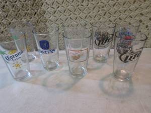 lot 118 image: Assorted Beer Glasses  D-4...