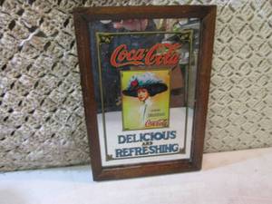 lot 123 image: Coca-Cola Mirror 9 12 x 13 12  ...