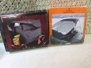 lot 136 image: Truck Organizer and Windshield Cove...