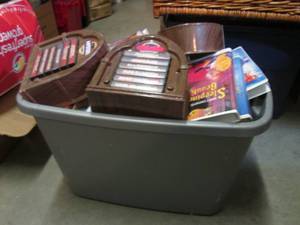 lot 158 image: Tote Over Full of Assorted DVDs CD...
