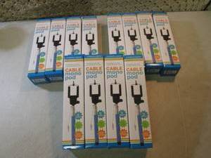lot 162 image: 12 Selfie Sticks 3 colors  4 each ...