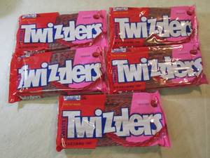 lot 191 image: 5 Packs of Cherry Twizzlers Best by...