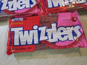 lot 192 image: 5 Packs of Cherry Twizzlers Best by...