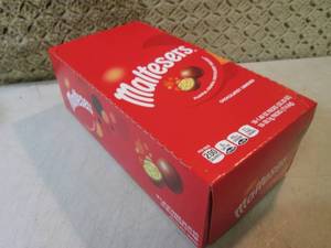 lot 200 image: Box of 18 Bags of Maltesers Candy B...