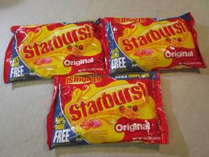 lot 210 image: 3 Bags of Original Starburst Candy ...