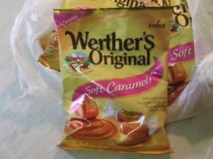 lot 223 image: 12 Bags of Werthers Original Soft C...