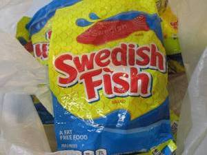 lot 224 image: 8 Bags of Swedish Fish Candy Best b...