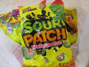 lot 227 image: 8 Bags of Sour Patch Kids Watermelo...