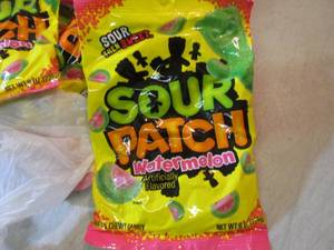 lot 228 image: 8 Bags of Sour Patch Kids Watermelo...