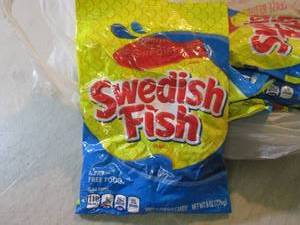 lot 231 image: 8 Bags of Swedish Fish Candy Best b...