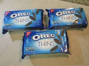 lot 253 image: 3 Packs of Oreo Thins Cookies Best ...