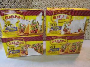 lot 261 image: 4 Taco Dinner Kits Best by Dec 2019...