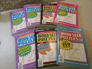 lot 84 image: Lot of Large Word Seek Puzzle Books...