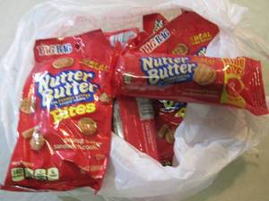 lot 242 image: 12 Assorted Butter Nutter Cookies  ...