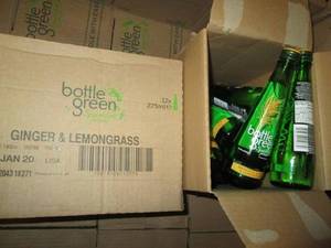 lot 271 image: 2 12-Packs of Bottle Green Sparklin...
